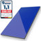 Aluverbund 24 Aluverbundplatte, Aluminium Platte, 3mm dick, Marineblau/RAL5002, 20x60cm