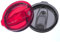 AICMEI 2 Replacement Lids for Stainless Steel Travel Cup, Leak and Spill resistant Lid for 30 oz or Others of Insulated Mugs With an Inside Diameter of 3.7-3.74 Inches(Red Black)