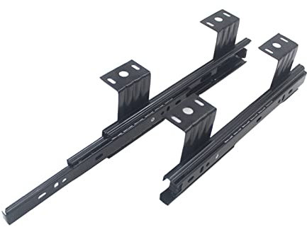 12 Zoll/290 mm Tastaturauszug 10 Zoll/240 mm Kugellagerauszug mit Vollauszug Glatte Stummschaltung Herausziehbare Tablettschienen Aufhängungsschienenführung Faltbare Teleskop-Schubladenschie
