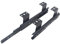 12 Zoll/290 mm Tastaturauszug 10 Zoll/240 mm Kugellagerauszug mit Vollauszug Glatte Stummschaltung Herausziehbare Tablettschienen Aufhängungsschienenführung Faltbare Teleskop-Schubladenschie
