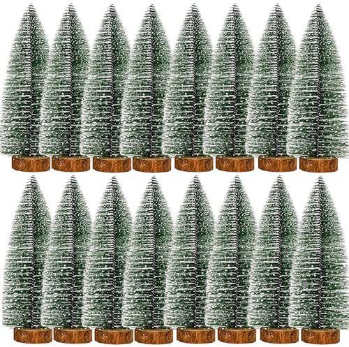 16Pcs 15cm Arbre Noël Sapin de Noël pour Décoration Noël Sapin de Noël Artificiel Bricolage Mini Sapins De Noël Sapin de Noel Miniature