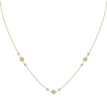 CHRIST Damen-Kette 585er Gelbgold, 585er Weißgold One Size 88804554