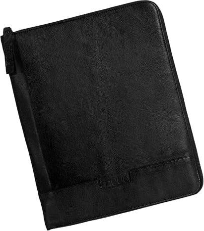 Frida's Wollhaus muud Göteborg Case handgefertigtes Lederetui für Strick- + Häkelzubehör 2 Farben (Schwarz)