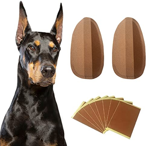1 Paire de Patchs de Support D'oreille de Chien, Autocollant de Support D'oreille de Chien, Outil de Support D'autocollant de Support D'oreille de Chien, Support Vertical de Correction Fixe(10*5cm)