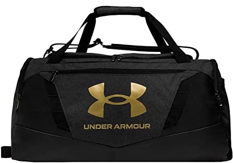 UNDER ARMOUR Unisex Sporttasche Umhängetasche Reisetasche Undeniable 5.0 Duffle, Farbe:Schwarz, Artikel:-002 Black Mel. / Gold