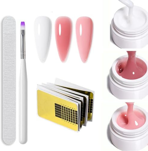 GZSYY Gel UV de Construction pour Ongles - Base Builder Gel avec Chablon