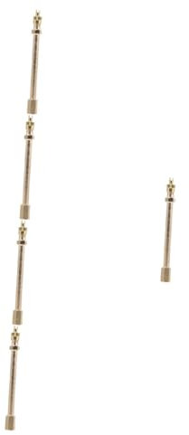 iplusmile 5St Aufblasbarer Verlängerungsschlauch Reifenventil Verlängerung Reifenventil Zubehör Ventilschaftverlängerung Reifenluft Ventiladapter Verlängerung der Reifenventile Kupfer Yellow