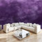 Violet Foncé Papier Peint 3D Panoramique Style Fantaisie Sombre Intissé Peinture Murale Décor Mural, Pour Salon Chambre Tv Fond Murale Décoration 200 X 140 Cm