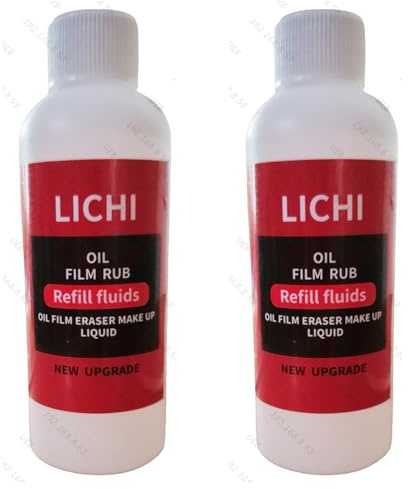 Glass Cleaning Board Glass Oil Film Remover for Car, Glass Coating Efficient Car Glass Oil Film Cleaner, Universal Glass Cleaning Wipe Board for Windshield Improves Clarity(2pcs Cleaner)