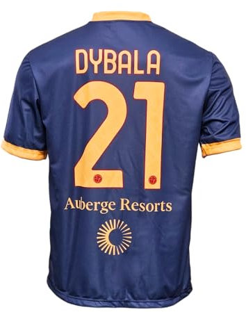 AS Roma Maglia Replica Ufficiale, Dybala, Blu Third, S