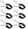 Clips robustos para cubierta de piscina, 10 piezas/30 piezas de acero inoxidable para una protección fiable contra los elementos (6 piezas negras)