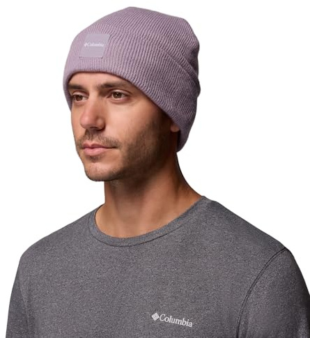 Columbia Unisex City Trek Heavyweight Beanie, Beanie Hat, Shale Purple, One Size