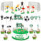 23 Stück Tortendeko Fussball, Tortenaufleger Fussball Deko, Fussball Party Tortenaufleger, Fussball Cupcake Topper, Fussball Torten Deko Figuren, Fußball Kuchen Deko für Junge Kinder
