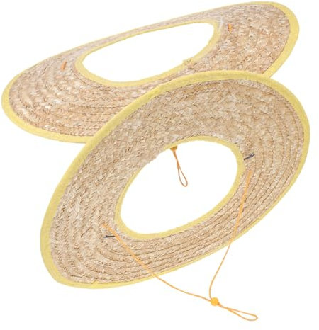 ARTIBETTER 3 Sätze Helmvorhang Sicherheitshelm Sonnenschutz Stirnlampe Wiederaufladbar Kletterhelm Sonnenhut Liner Schutzhelm Mit Visier Voller Krempe Schattenrand des Schutzhelms 2 Stück * 3