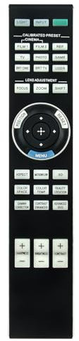 RM-PJ24 Replace Remote Control Compatible with Sony Home Theater Video Projector VPL-VW885ES VPL-VW665ES VPL-VW5000ES VPL-VW590ES VPL-VW745 VPL-XW7000 VPL-XW5000 VPL-VW760 VPL-XW6000 VPL-VW760ES