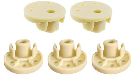 TUKEVA Pack of 5 Rubber Feet for KitchenAid Mixer Stand Mixer Rubber Feet for Stand Mixer Replacement Parts for AP4326634,9709707,AP6013808 for Stabilising Kitchen Appliances (Yellow)