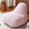 KBZSlyn Bean Bag Chairs(No Filler) Soft Faux Bunny Fur Bean Bag Cover Comfy Bean Bag Chair Shell Beanbag Rfor Adults Kids Gaming for Living Room for Bedroom and Lounge(Pink)