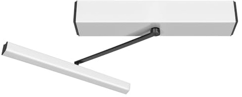 Automatischer Türöffner 50W Robuster Türantrieb Schaukeltüröffner Max. Öffnungswinkel 120° Türschließer Zimmertür Max. Türgewicht 100KG Türfallenöffner mit Fernbedienungen 1~30s Tür öffner