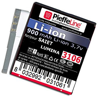 Batteria per Brondi BIG 3G - Amico Mio 3G, Majestic Sileno 41 FLIP, Master MF021 MF-021, Saiet Scudo Scudo+, Nodis SN-03 da 900Mah a Litio