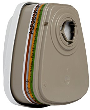 3M 6099 Filtro per gas, vapori e polveri A2B2E2K2HgP3 R +, 6099