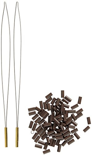 Balmain Micro Rings Brown 100St.
