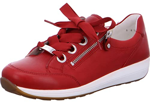 ara Osaka, Scarpe da Ginnastica Basse Donna, Rosso (Rot 10), 42 EU