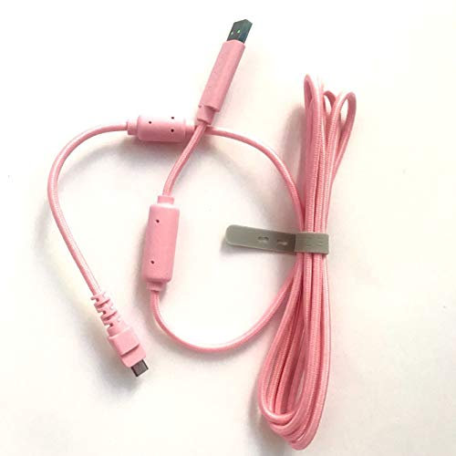 Razer Raiju PS4 - Cable USB para mandos de Xbox One, color rosa