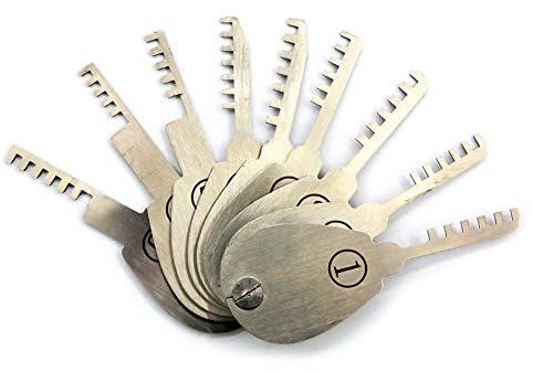 9-teiliges Lockpicking-Werkzeug-Set für Schlosser, Öffnungswerkzeug