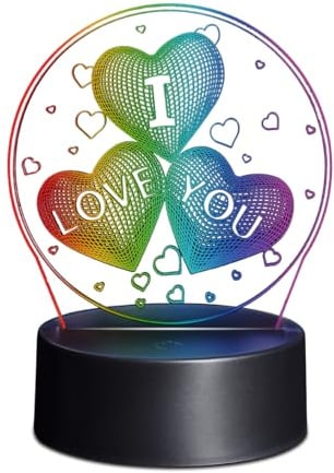 Plexy Light LED-Lampe, Mehrfarbig, Plexiglas