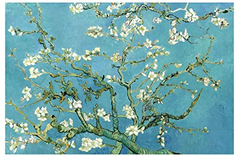Fototapete selbstklebend Vincent van Gogh - Mandelblüte 190cm x 288cm