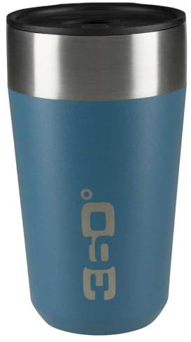 360 DEGREES Vaso Aislado Large, Adultos Unisex, Azul, Talla Única