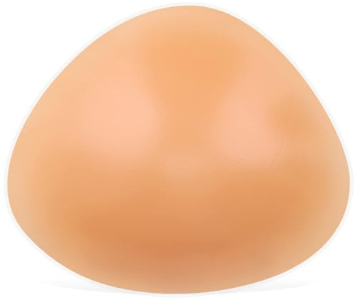 ONEFENG Triangle Silicone Breast Form Mastectomy Prosthesis Concave Bra Enhancer Inserts (1 Piece)