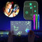 bestbeans Geheimstifte mit UV-Licht +Lampe + 2 Tafel | unsichtbar schreiben | lesbar durch Licht | Mitgebsel | Kindergeburtstag | Gastgeschenke