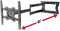 Physix 2120 Support mural pour TV à bras long pour écrans de 32 à 75 | Extension extra longue jusqu'à 47 | Support TV robuste pouvant supporter jusqu'à 35 kg | Plein mouvement, pivotant jusqu'à 180°
