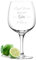 Verre à cocktail Gin Tonic avec gravure personnalisée – Volume de 755 ml – Pour gin et tonic – Verre à cocktail – Boire avec plaisir – Anniversaire, Noël, jubilé – Inscription longue parole