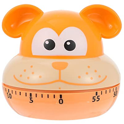 SOLUSTRE Küchentimer Niedlicher Hund Form 60 Minuten Mechanisch Küchenwecker Kurzzeitmesser Eieruhr Backen Kochen Kurzzeitwecker für Kochen Lernen Einweihungsgeschenk