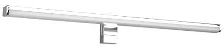 Trio Leuchten LED Bad Wandleuchte Lino 284116006, Kunststoff Chrom, inklusiv 11.5 Watt LED