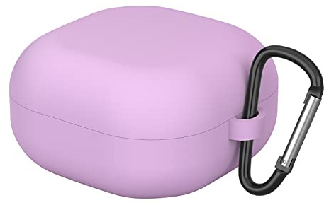 GIOPUEY Hülle Kompatibel mit Samsung Galaxy Buds FE 2023/Buds 2 Pro, Silikon Stoßfeste Schutzhülle, Ultradünn Case Cover, Kein Geruch, Hülle Silikon - Purple