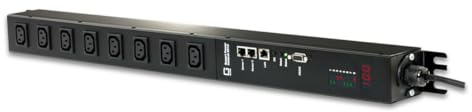 GUDE 8316-2 PDU, 8 x IEC C13, Schwarz, 60mm Höhe, 690mm Breite, 70mm Tiefe