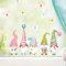 Wandtattoo Loft Fensterbild Frühling Ostern 5 Zwerge Schmetterlinge Fensterdeko Kinderzimmer Kind Frühlingsdeko, Osterdeko für Mädchen, A4 Bogen