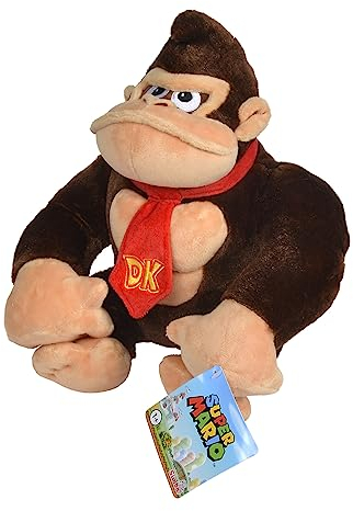 Super Mario Donkey Kong, 27cm Plüschfigur, ab den ersten Lebensmonaten geeignet