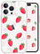 Cute Strawberry Case for iPhone 14 Pro Max with kawaii Little Daisy Design,Clear Slim Soft TPU Shockproof Protective Cover Compatible with iPhone 14 Pro Max for Women Girls Kids