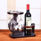 Hölzernes Delphin-Flaschenregal, Weinregal, Retro-Ornamente, kreatives Cello, Laute, Orchidee, Fisch, Pilz, Weinbecherhalter, Zuhause, Wohnzimmer, Weinregal (ohne Tassen und Flaschen). Weinregal,