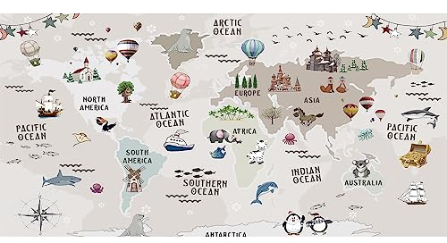 HUBDECO Schutzunterlage für den Schreibtisch - Schützt Schreibtisch vor Kratzern und Schäden - Langlebig, Hitzebeständig - Pflegeleicht, Wasserfest - Mauspad - 90x45cm - Weltkarte