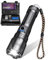 Maxesla Rechargeable Torch Set, Reverse Charging, Battery Indicator 5000mAh, 5 Modes, IPX5, Zoomable Flashlight Super Bright Torch for Camping, Emergency, 26650 & 3 AAA Bettery Included