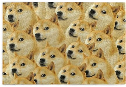 Mr Doge Meme Druck Puzzle 1000 Teile Holzpuzzle Geschenke Für Erwachsene Familie Hochzeit Abschluss Geschenk Vertikale Version