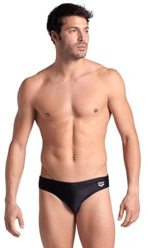 Arena Santamarias R Costume da Bagno Uomo, Costume Slip Uomo Mare e Piscina in Tessuto Foderato Maxfit Eco Resistente al Cloro e al Sale, Protezione UV 50+