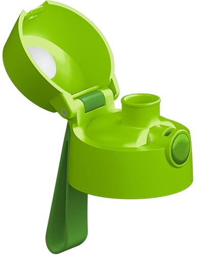 Jarlson® Ersatzdeckel für Charli und Mali Trinkflasche, verwendbar für 350ml und 500ml Flasche, Ersatzteile, Ersatz (Mali Deckel (Chug Trinkausguss), Hellgrün)
