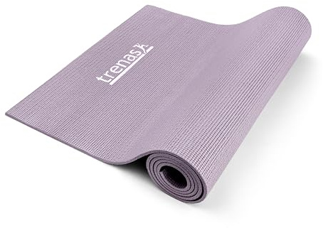 trenas Yoga Matte - Yogamatte Rutschfest - Gymnastikmatte Rutschfest - Pilates Matte - Sportmatte Fitnessmatte Rutschfest - Yogamatte Reise