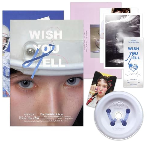 WENDY - 2nd Mini Album [Wish You Hell] (Photobook Ver.) Photobook + Clipbook + Photocard + CD-R + Postcard + Care Label + Poster + 2 Extra Photocards